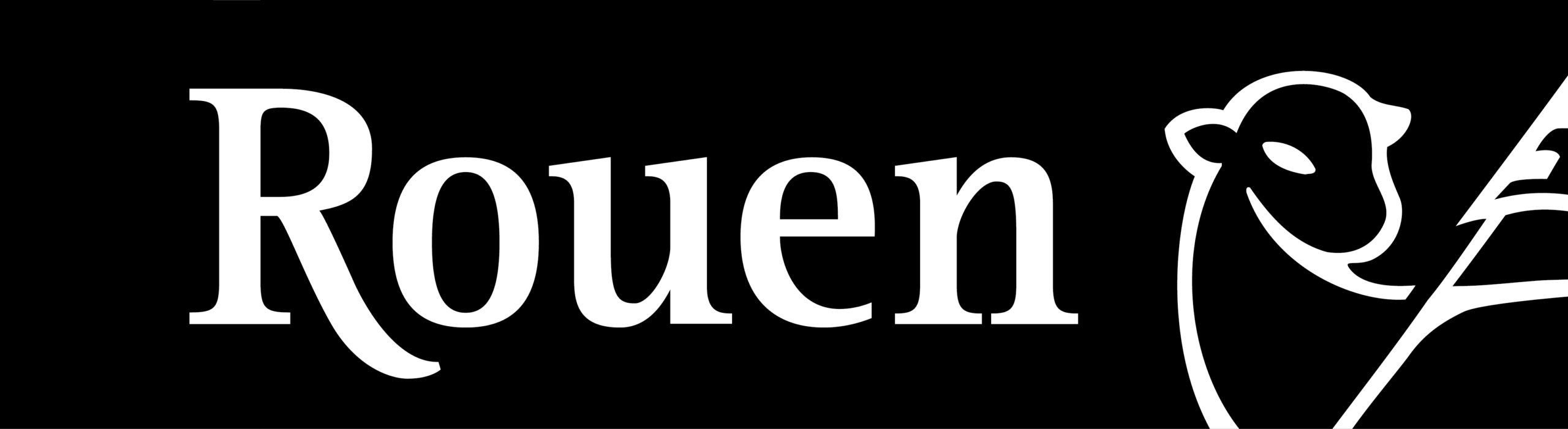 logo Rouen horizontal N&B